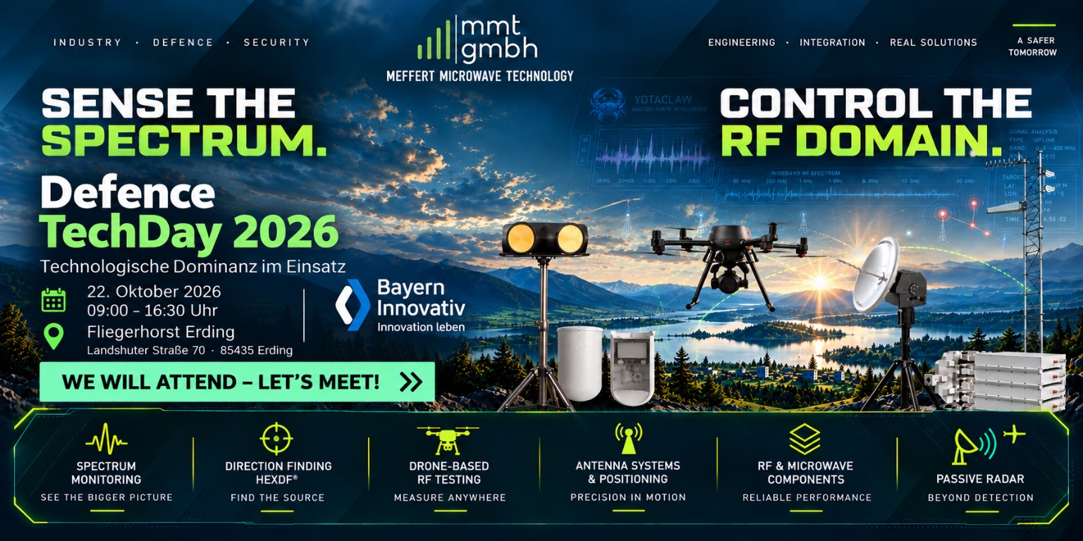 MMT beim Defence TechDay 2026 am 22. Oktober 2026 auf dem Fliegerhorst Erding